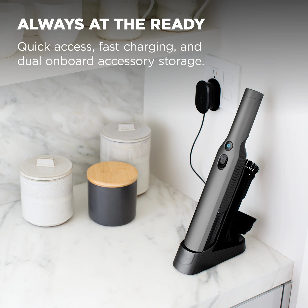 Cordless Handheld Vacuum - Ultra-Light & Powerful