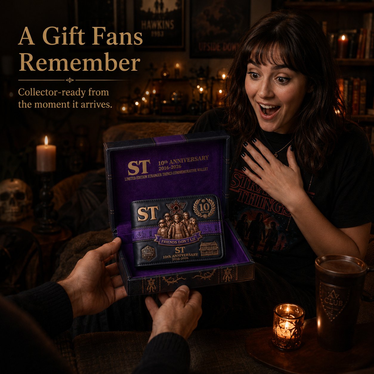 🦇Dark Universe Collector's Edition Wallet | Gothic Horror Themed Collectible Wallet Accessory