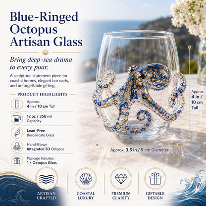 3D Ocean Animal Artisan Glassware Collection