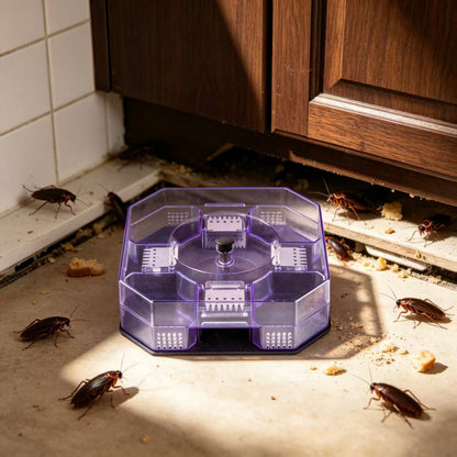 🔥Reusable Effective Cockroach Trap, Non-Toxic Sticky Roach Catcher for Indoor Home & Kitchen Pest Control