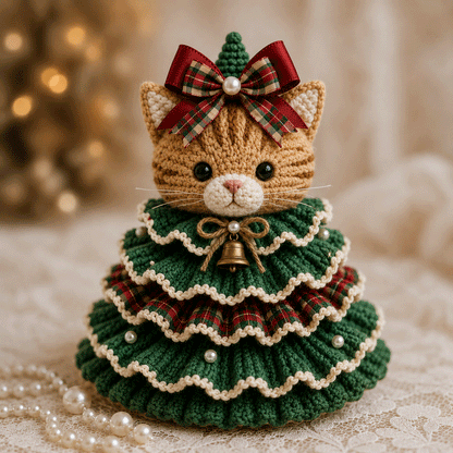 🔥LAST DAY 49% OFF - 🎄Crochet Animal Christmas Tree DIY Kit – Stitch a Little Christmas Magic