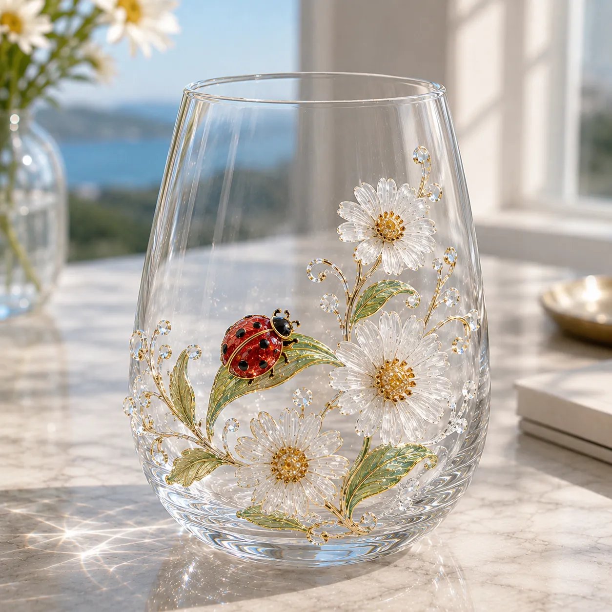 🔥 LAST DAY 49% OFF – ✨ 3D Animal Floral Glass Tumbler | For Prettier Sips, Sunlight-Catching Details, Nature Charm & Elegant Everyday Drink Vibes 🌸🐾