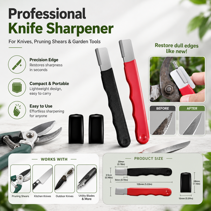 🔪Professional 3‑in‑1 Knife Sharpener | Fast 10‑Second Blade Restore Multi‑Function Kitchen Knife Sharpening Tool