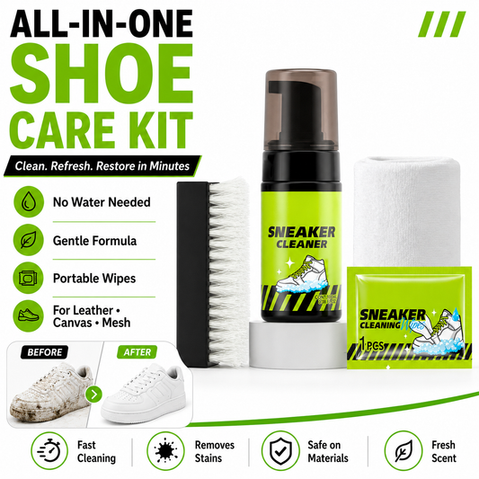 🏀 Shoe Care Kit – 4-in-1 Complete Cleaner Set  🧼