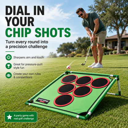 ⛳ Golf Pong Game Set | Complete Golf Pong Kit with 20 Balls, Game Mat & Storage Case for Indoor & Outdoor Play