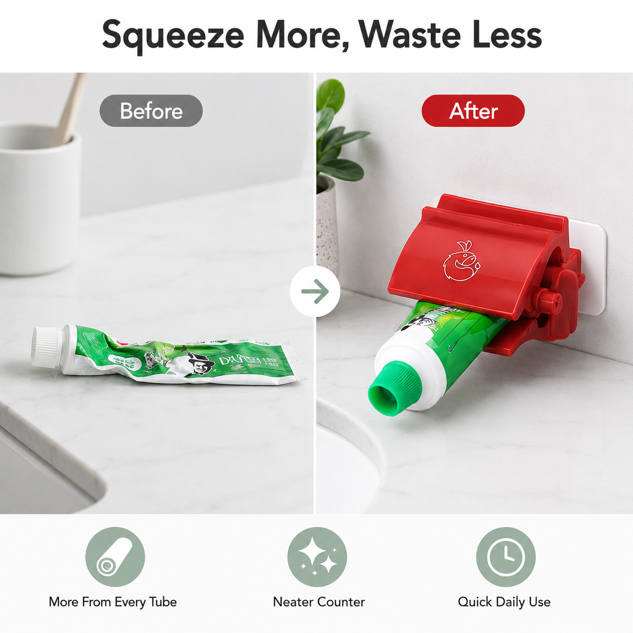 🔥Manual toothpaste tube squeezer