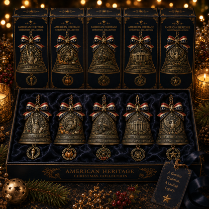 🎄🇺🇸 America 250th Anniversary Christmas Bell Collection