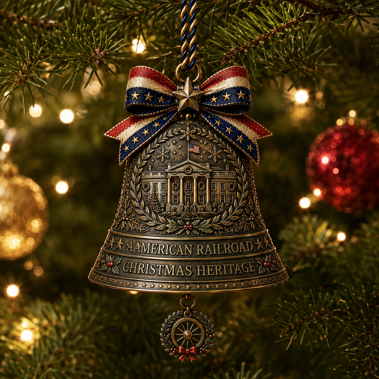 🎄🇺🇸 America 250th Anniversary Christmas Bell Collection
