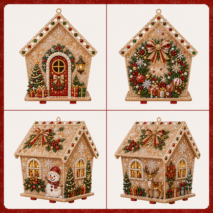 🎄Plymagic DIY Pearl Art – Christmas Collection, Holiday DIY Craft Decor Kit