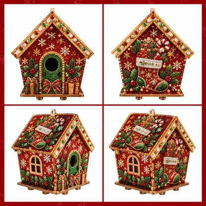 🎄Plymagic DIY Pearl Art – Christmas Collection, Holiday DIY Craft Decor Kit