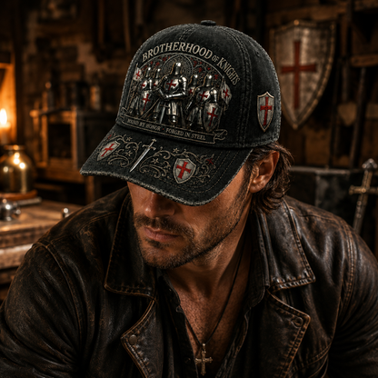 ⚔️ Bound By Honor, Forged In Steel – Knights Templar Cap
