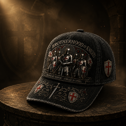 ⚔️ Bound By Honor, Forged In Steel – Knights Templar Cap