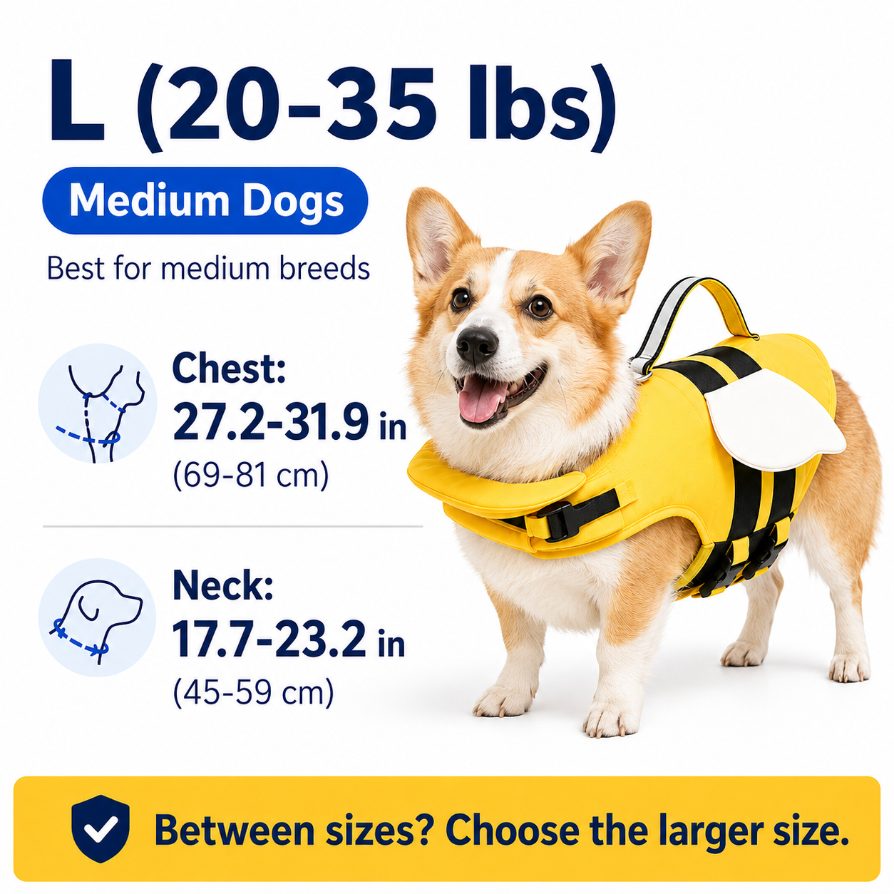 💦Summer Limited‑Time 50% OFF, Premium Dog Life Vest, Adjustable Pet Flotation Safety Vest for Swimming  & Boating