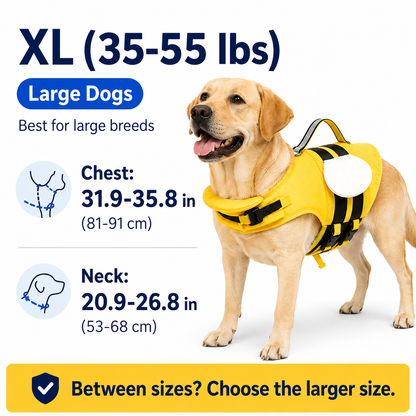 💦Summer Limited‑Time 50% OFF, Premium Dog Life Vest, Adjustable Pet Flotation Safety Vest for Swimming  & Boating