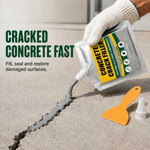 🏠 Waterproof Concrete Crack Filler for Indoor & Outdoor Use