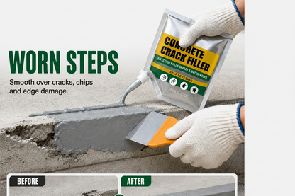🏠 Waterproof Concrete Crack Filler for Indoor & Outdoor Use