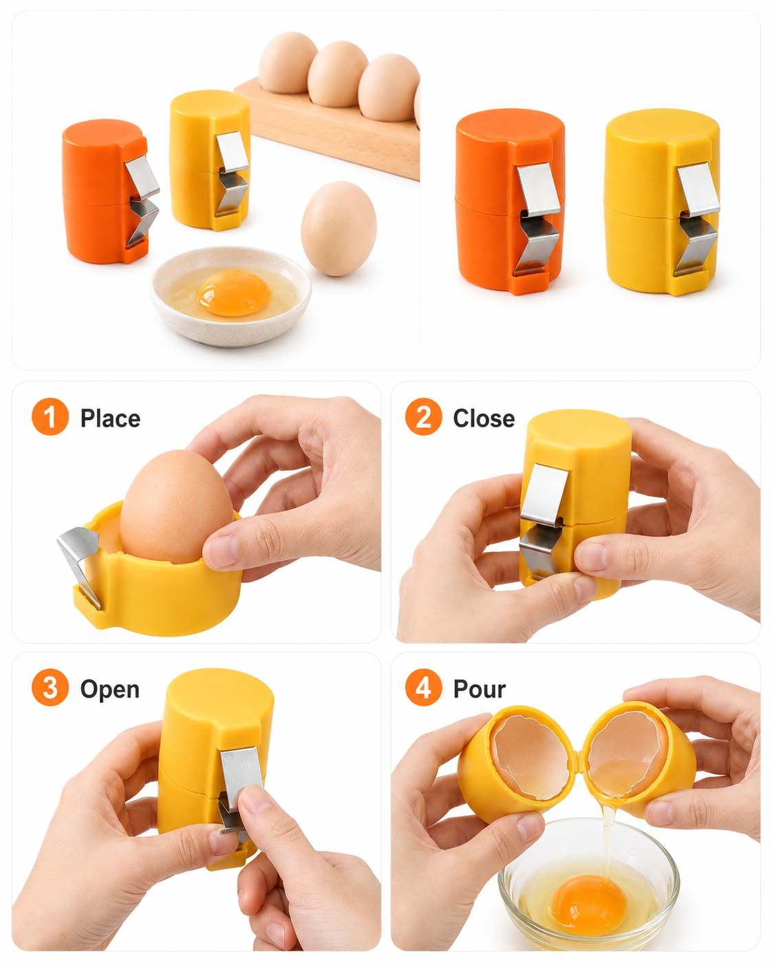 🔥HOT SALE LAST DAY 50%OFF!🔥🎁Quick-Cut Egg Shell  Opener