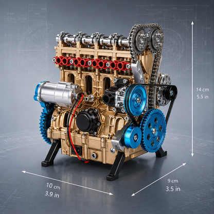 🏎️🛠️The Ultimate Desktop Masterpiece: Miniature V8 Small-Block Static Model Kit