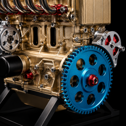 🏎️🛠️The Ultimate Desktop Masterpiece: Miniature V8 Small-Block Static Model Kit