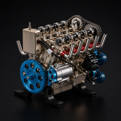 🏎️🛠️The Ultimate Desktop Masterpiece: Miniature V8 Small-Block Static Model Kit