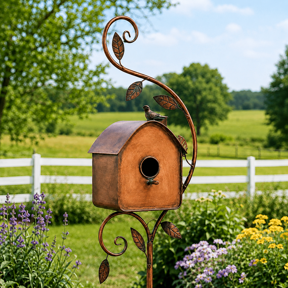 🔥Last Day 50% OFF Sola🔥-❤🐦Handmade Iron Birdhouse❤