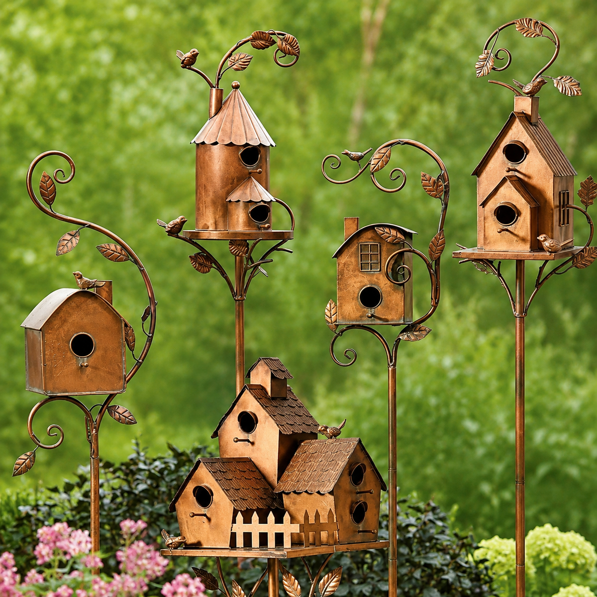 🔥Last Day 50% OFF Sola🔥-❤🐦Handmade Iron Birdhouse❤