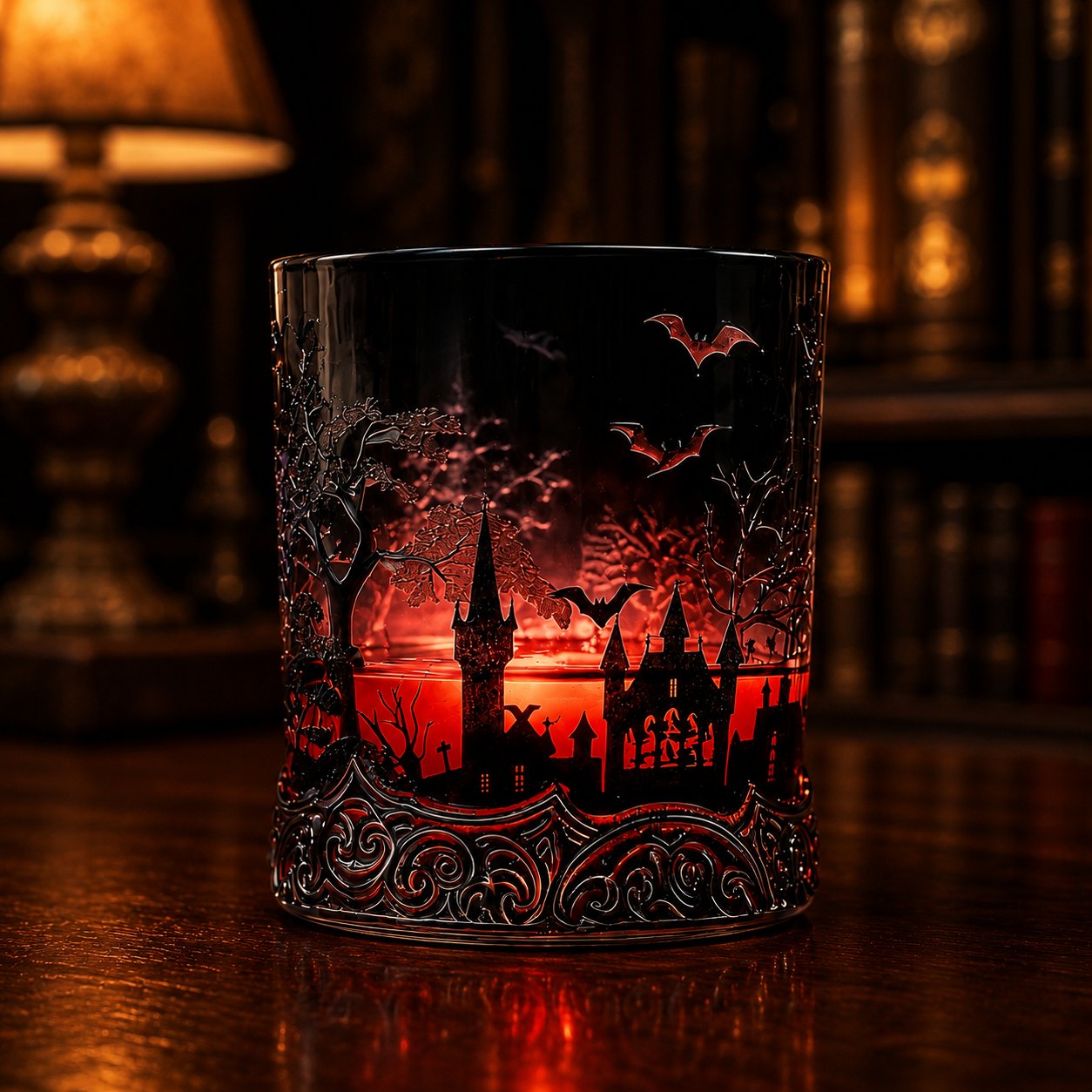 🔥Last Day 49% OFF - 🦇🍺Gothic Vampire Castle Whisky Decanter & Tumbler(📦Buy 2 Free Shipping) - Gothic Bottle