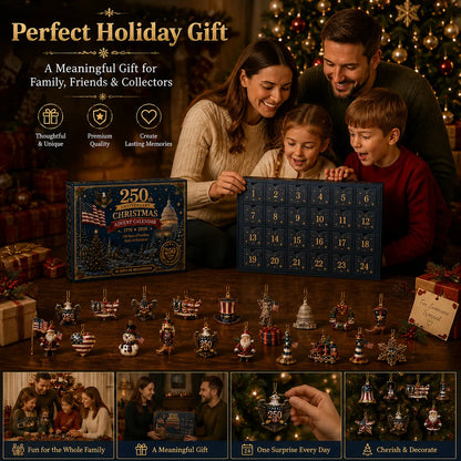 🗽🇺🇸 250th Anniversary Christmas Advent Calendar 🎁BUY 2 ✈ FREE SHIPPING
