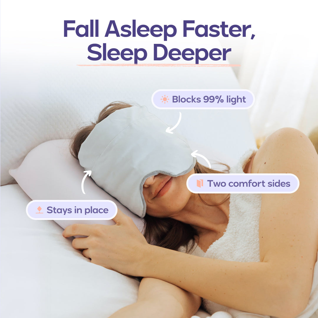 🌙Oversized Full Coverage Silk Sleep Mask, Zero Pressure Light Blocking Eye Cover, Soft Breathable Sleeping Mask For Travel Nap Night Sleep