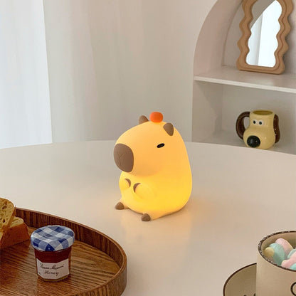 Night Light USB‑Charged Silicone Pat‑Style Bedside Lamp For Bedrooms, Eye‑Protective Night Light For Feeding, Mood Lighting, And Bathroom Use