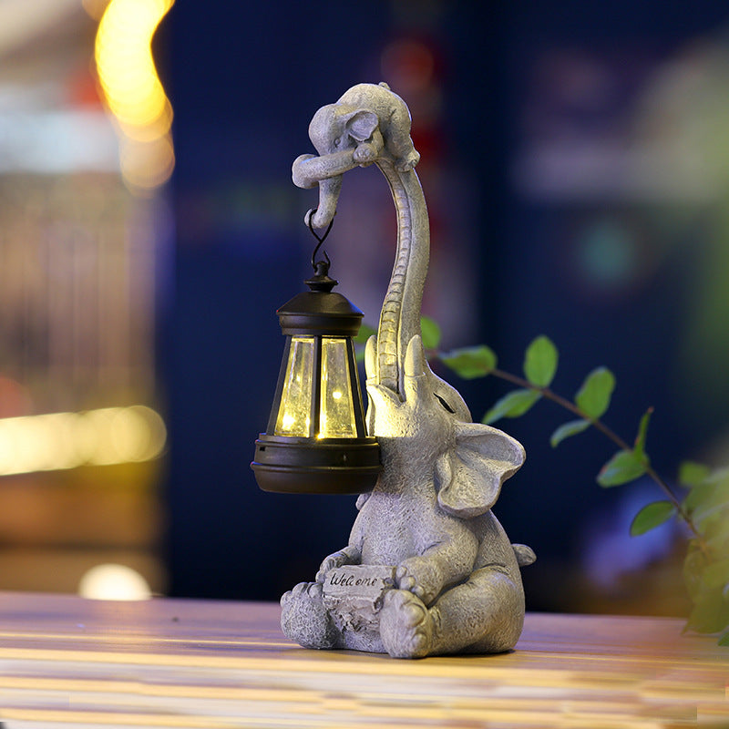 Solar Elephant Garden  Light