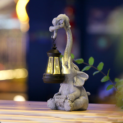 Solar Elephant Garden  Light