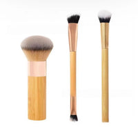 Loose powder brush + eyeshadow brush + blush brush