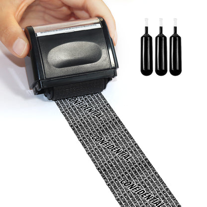 🔥🔥Privacy Protection Security Roller Stamp — Address & Billing Info Blocker, Home & Office Mailing Essentials 100m Long-Lasting Roll