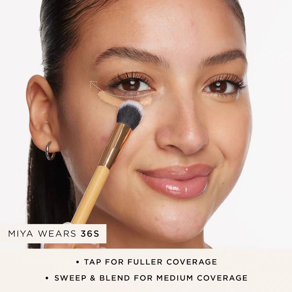 ✨Fluffy Dome Foundation Brush, Soft Makeup Blending Brush
