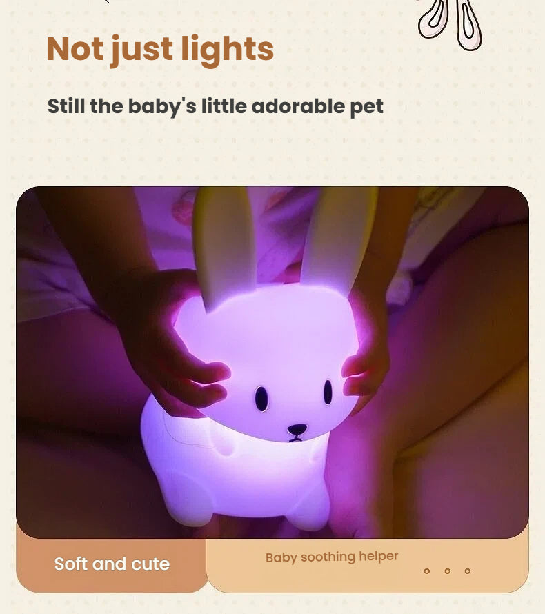Night Light USB‑Charged Silicone Pat‑Style Bedside Lamp For Bedrooms, Eye‑Protective Night Light For Feeding, Mood Lighting, And Bathroom Use