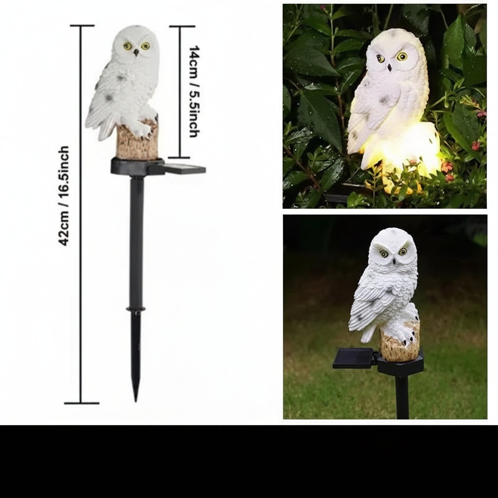 🦉Brighten your garden path today Solar Owl Pathway Light