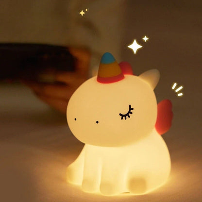 Night Light USB‑Charged Silicone Pat‑Style Bedside Lamp For Bedrooms, Eye‑Protective Night Light For Feeding, Mood Lighting, And Bathroom Use