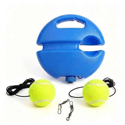 🎾 Solo Tennis Trainer Rebound Set – Practice Anytime, No Partner Needed，3 Balls