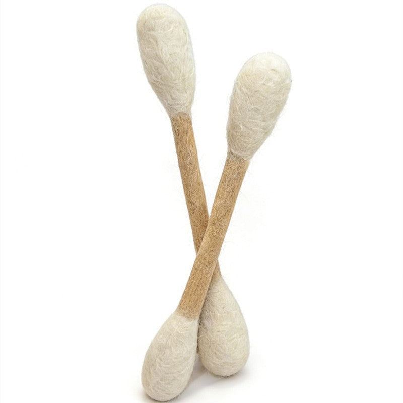 Giant Cotton Swab Shaped Felt Cat Chew Toys
