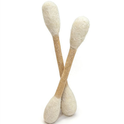 Giant Cotton Swab Shaped Felt Cat Chew Toys