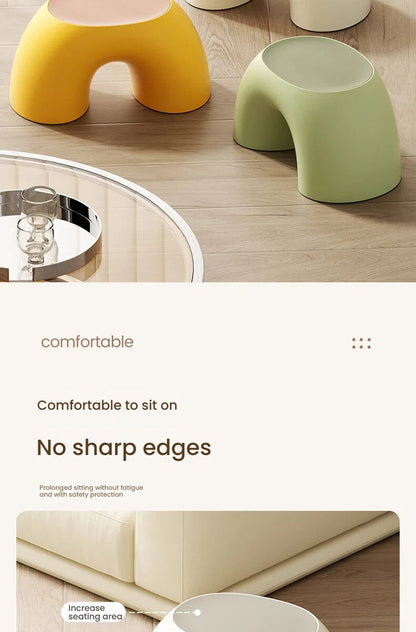 Simple Ring-shaped Rainbow Thickened Stool