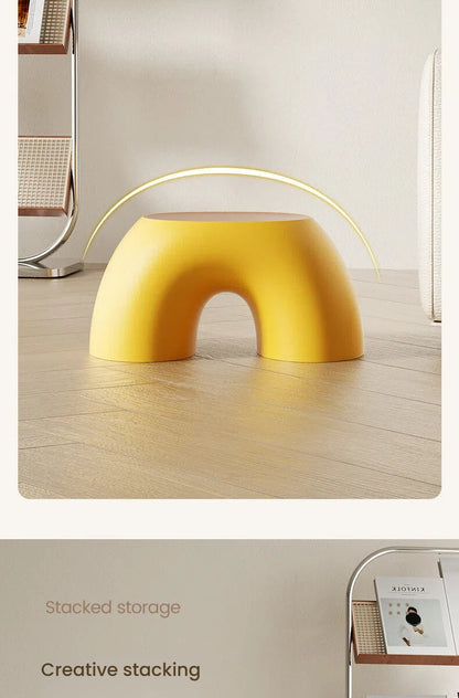 Simple Ring-shaped Rainbow Thickened Stool