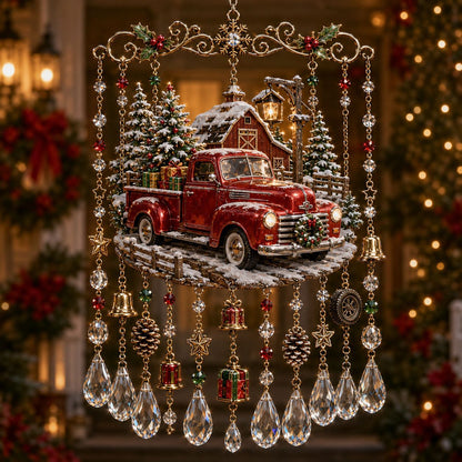 🔥Last Day 49% OFF - Handmade Christmas Stained Glass Window Hanging