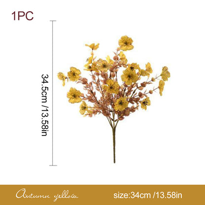 Fall Artificial Flower Halloween 12pcs, UV Resistant Colorful Fake Flower🍂