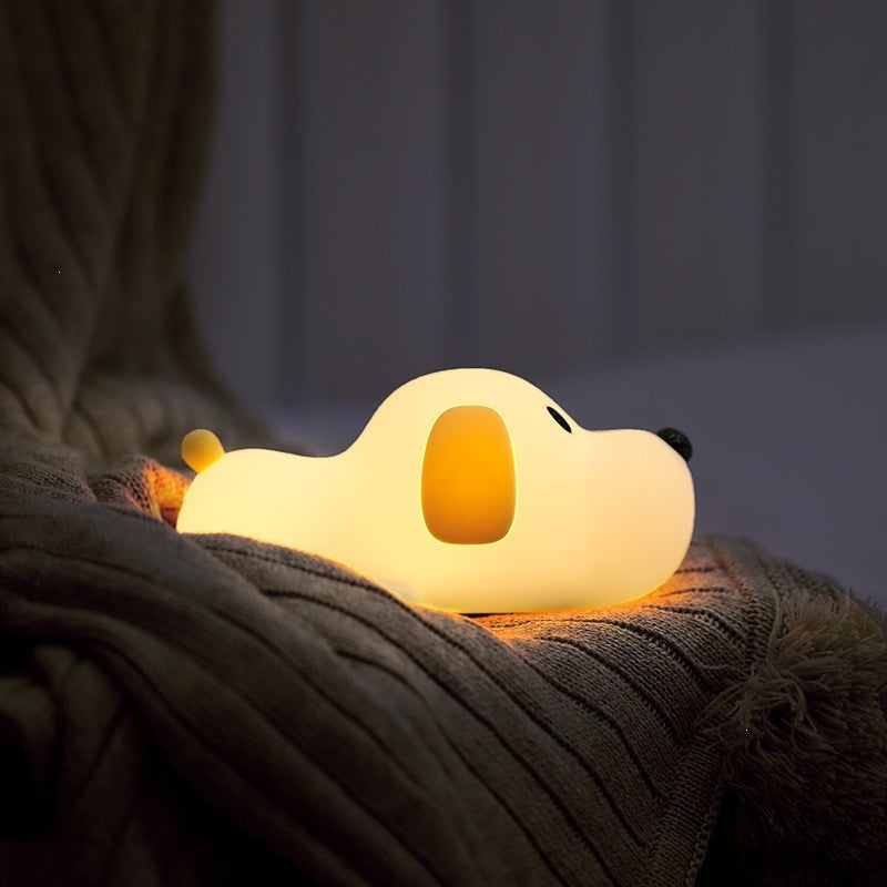 Night Light USB‑Charged Silicone Pat‑Style Bedside Lamp For Bedrooms, Eye‑Protective Night Light For Feeding, Mood Lighting, And Bathroom Use