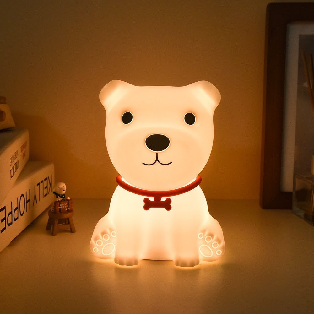 Night Light USB‑Charged Silicone Pat‑Style Bedside Lamp For Bedrooms, Eye‑Protective Night Light For Feeding, Mood Lighting, And Bathroom Use