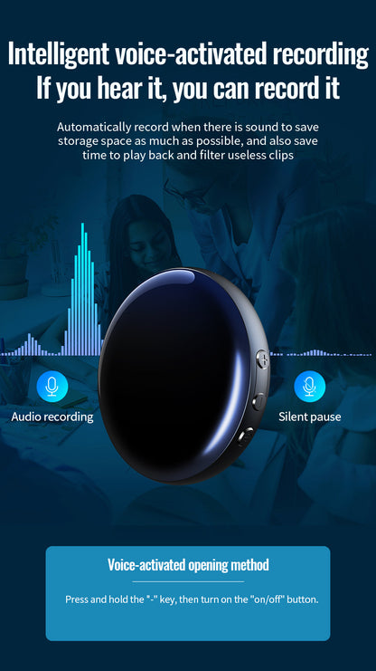 Ultra Magnetic Voice Recorder-One-Touch Recording,Record continuously for 96 hours,HD Noise Reduction,Long Battery,Large Storage,Include OTG adapter