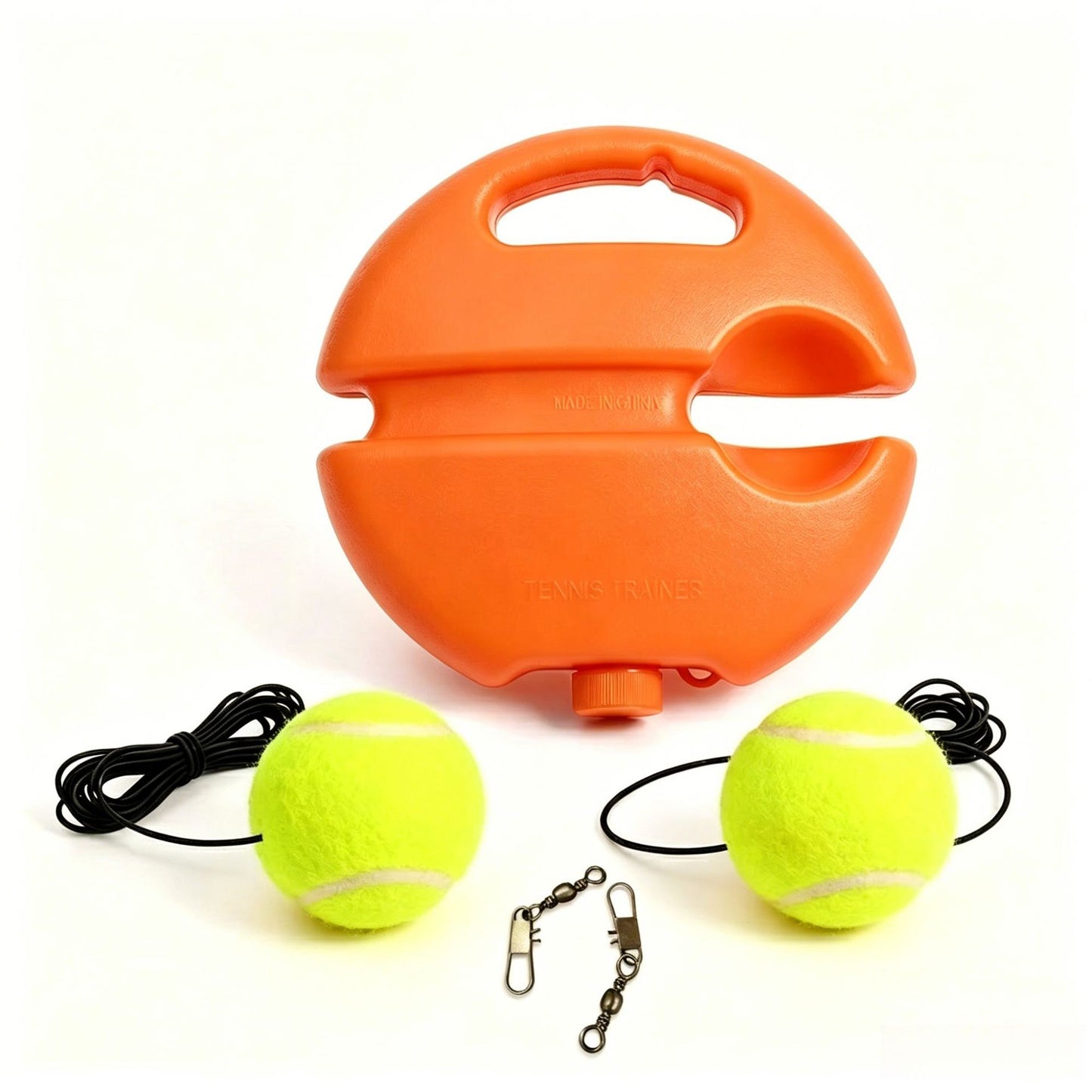 🎾 Solo Tennis Trainer Rebound Set – Practice Anytime, No Partner Needed，3 Balls