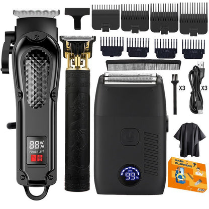 3-Piece Professional Hair Clipper & Trimmer Kit for  Men